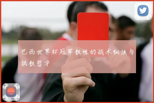巴西世界杯冠军教练的战术秘诀与执教哲学